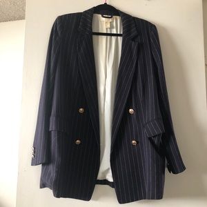 H&M Striped Blazer